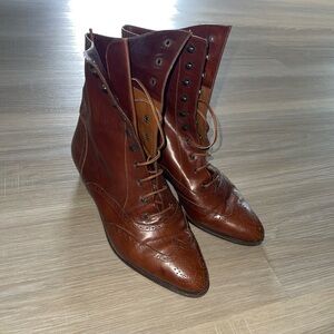 Vintage neiman marcus victorian style boots size 8